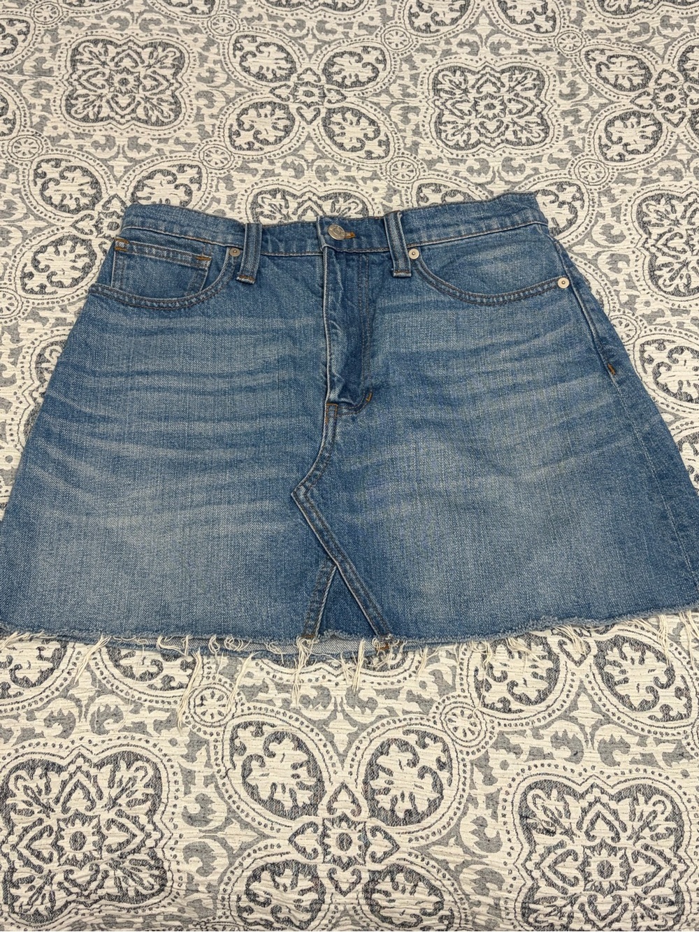 Madewell Light Blue Denim Skirt